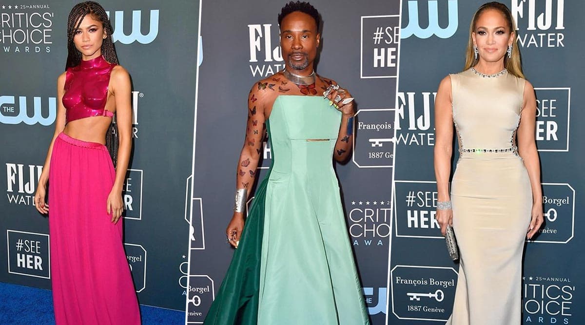 Critics' Choice Awards 2020: Zendaya, Billy Porter, Jennifer Lopez and Other Hollywood Stars Make Fashionable Entries on The Red Carpet (View Pics) Critics' Choice Awards 2020: Zendaya, Billy Porter, Jennifer Lopez and Other Hollywood Stars Make Fashionable Entries on The Red Carpet (View Pics)