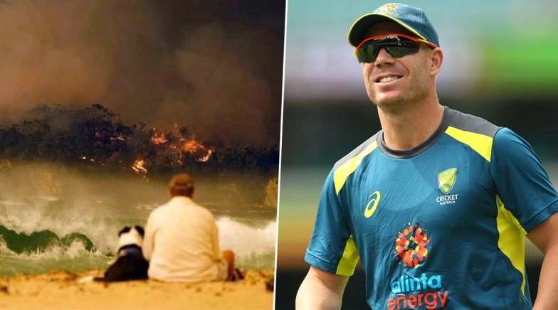 David Warner Shares Emotional Message for Australians Who Are Fighting Bushfires
