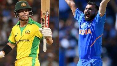 India vs Australia 2nd ODI 2020: David Warner vs Mohammed Shami, Virat Kohli vs Adam Zampa and Other Exciting Mini Battles to Watch Out for in Rajkot