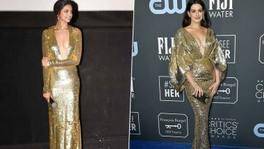 Fashion faceoff: Anne Hathaway's Atelier Versace Gown at Critics' Choice Awards 2020 Seeks Inspiration from Deepika Padukone's Naeem Khan Design