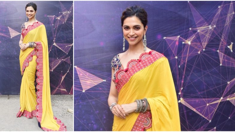 Deepika Padukone Stuns in a Gorgeous Yellow Saree and We Think It's Perfect for a Lohri 2020 Festival Outing! (See Pics)