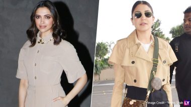 Deepika Padukone and Anushka Sharma in Beige Casuals! Whose Classy Number Did You Like The Most? (View Pics)