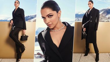 Deepika Padukone Has Her Winged Eyeliner On Fleek During the Latest Appearance at Davos 2020 (View Pic)