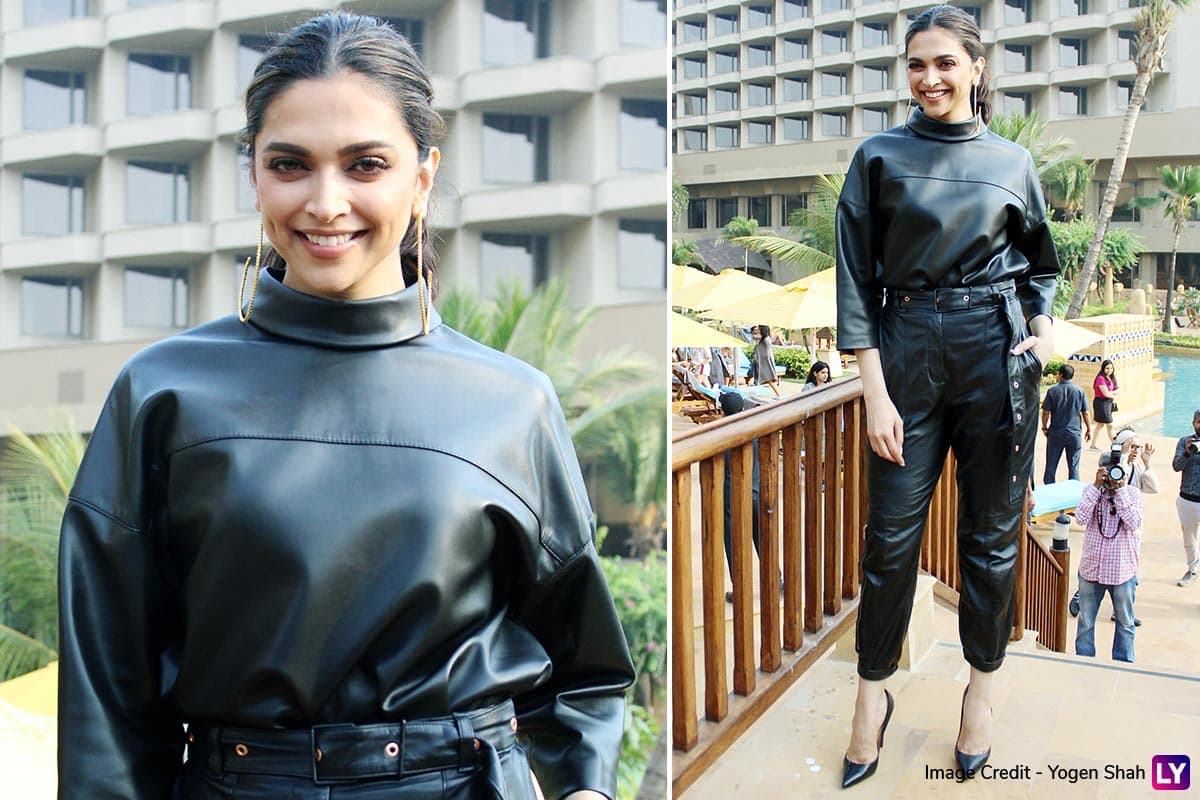 Deepika Padukone In An All-Leather Outfit Will Make You Sing