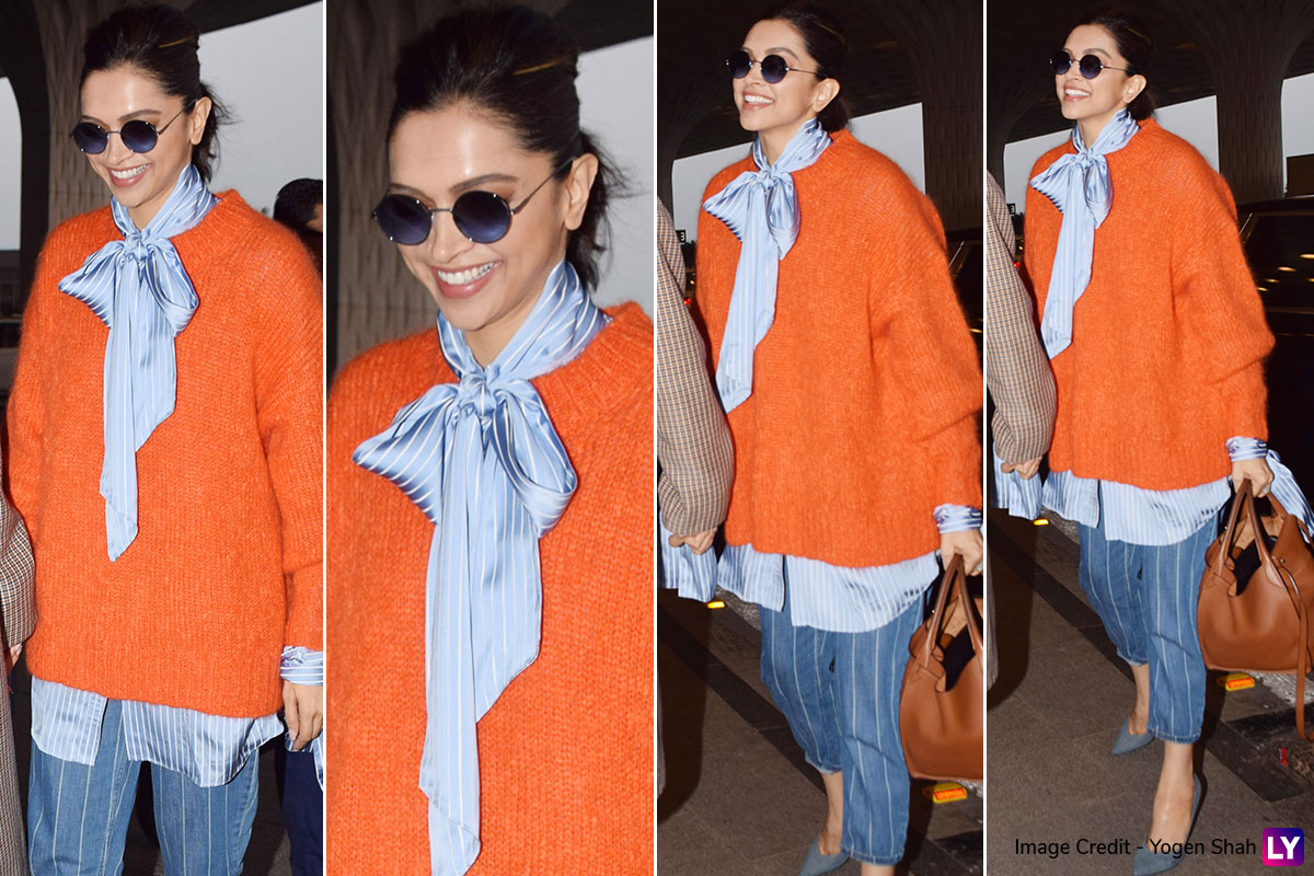 Deepika Padukone Yet Again Nails The Comfy Airport Look With A