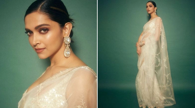 Deepika Padukone Spins an Elegant and Compelling Saree Story, This Time in an Ivory Sabyasachi!