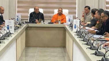 DefExpo 2020: Rajnath Singh and UP CM Yogi Adityanath Meet Officials Ahead of Mega Event Scheduled February 5-8