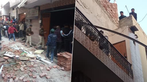 Delhi Building Collapse in Bhajanpura: 3 Children Die, 13 Injured; Arvind Kejriwal to Reach Spot Delhi Building Collapse in Bhajanpura: 3 Children Die, 13 Injured; Arvind Kejriwal to Reach Spot