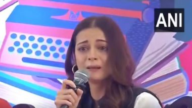 Dia Mirza Breaks Down in Tears At Jaipur Literature Festival 2020 (Watch Video)