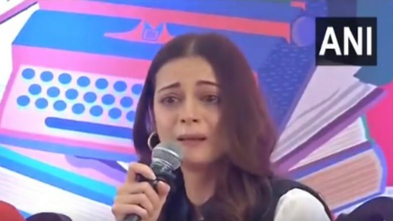 Dia Mirza Breaks Down in Tears At Jaipur Literature Festival 2020 (Watch Video)