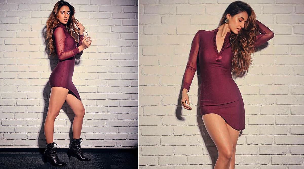 Disha Patani Sets The Temperature Soaring In A Sexy Wine Dress From Her Idol Beyonce's Clothing Line (View Pics) Disha Patani Sets The Temperature Soaring In A Sexy Wine Dress From Her Idol Beyonce's Clothing Line (View Pics)