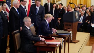 US-China Trade Deal: Donald Trump, Chinese Vice Premier Liu He Sign 'Phase One' of Deal