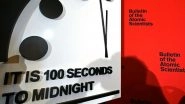 Doomsday Clock Moves 100 Seconds to Midnight, Closest Point to 'Apocalypse' Threat