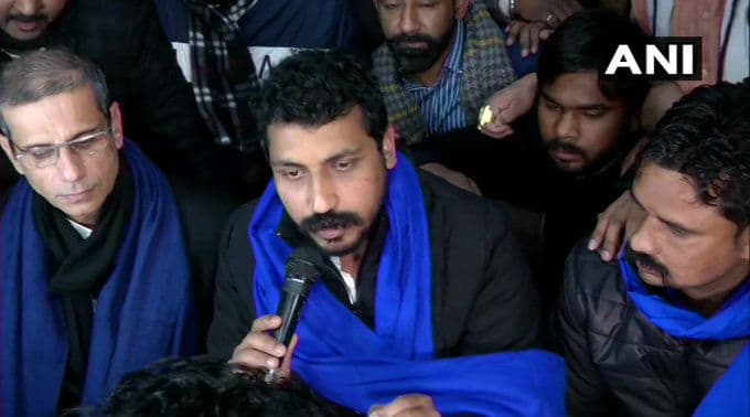 Bhim Army Chief Chandrashekhar Azad Released From Tihar Jail, to Visit ‘Jama Masid, Ravidas Temple, Gurudwara and Church' in Delhi on Friday Bhim Army Chief Chandrashekhar Azad Released From Tihar Jail, to Visit ‘Jama Masid, Ravidas Temple, Gurudwara and Church' in Delhi on Friday