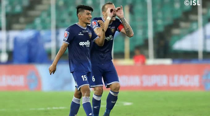 ISL 2019-20 Match Result: Chennaiyin FC Hunt Down NorthEast United to Move up to Sixth ISL 2019-20 Match Result: Chennaiyin FC Hunt Down NorthEast United to Move up to Sixth