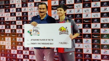 PBL 2020: Priyanshu Rajawat of Madhya Pradesh Impresses PV Sindhu on Premier Badminton League Debut