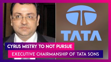 Cyrus Mistry 'Won't Pursue' Executive Chairmanship Of Tata Sons, But Will Assume Seat On Board