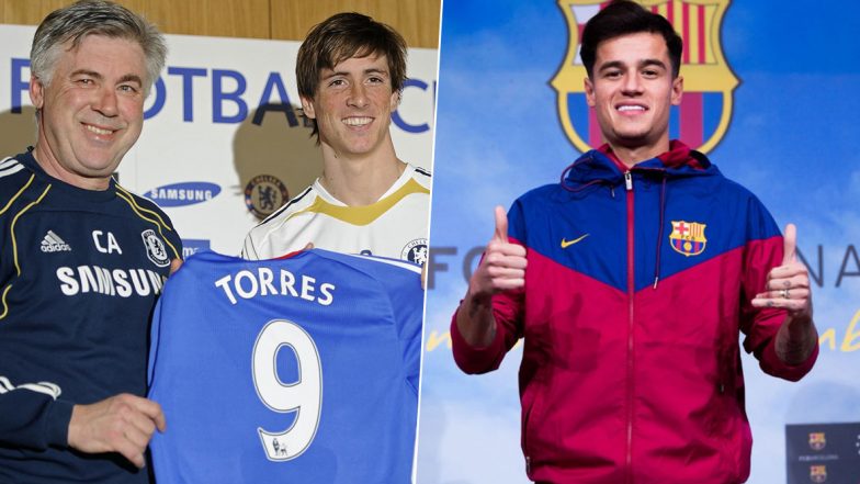 January Transfer Window Deadline Day: From Fernando Torres’ Chelsea Move to Philippe Coutinho’s Barcelona Deal, Here Are Some Top Last Day Football Transfers
