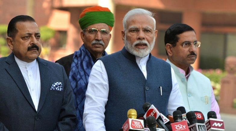 PM Narendra Modi Asks BJP MPs to Spread COVID-19 Awareness