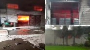 Punjab: Massive Fire Breaks Out at Cycle Factory in Ludhiana, 12 Fire Engines Reach Spot