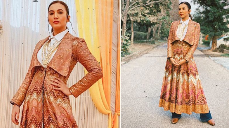 Wait, What! Did Gauahar Khan Give the Classy White Shirt-Blue Denim a Contemporary Chic Desi Twist?