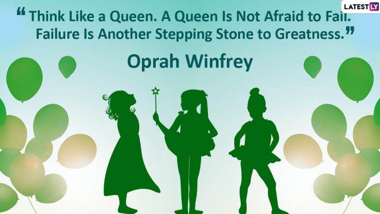National Girl Child Day 2020 Images With Quotes: WhatsApp Stickers, Inspirational Words, Hike Messages and GIFs to Share and Motivate Your Little Girl!