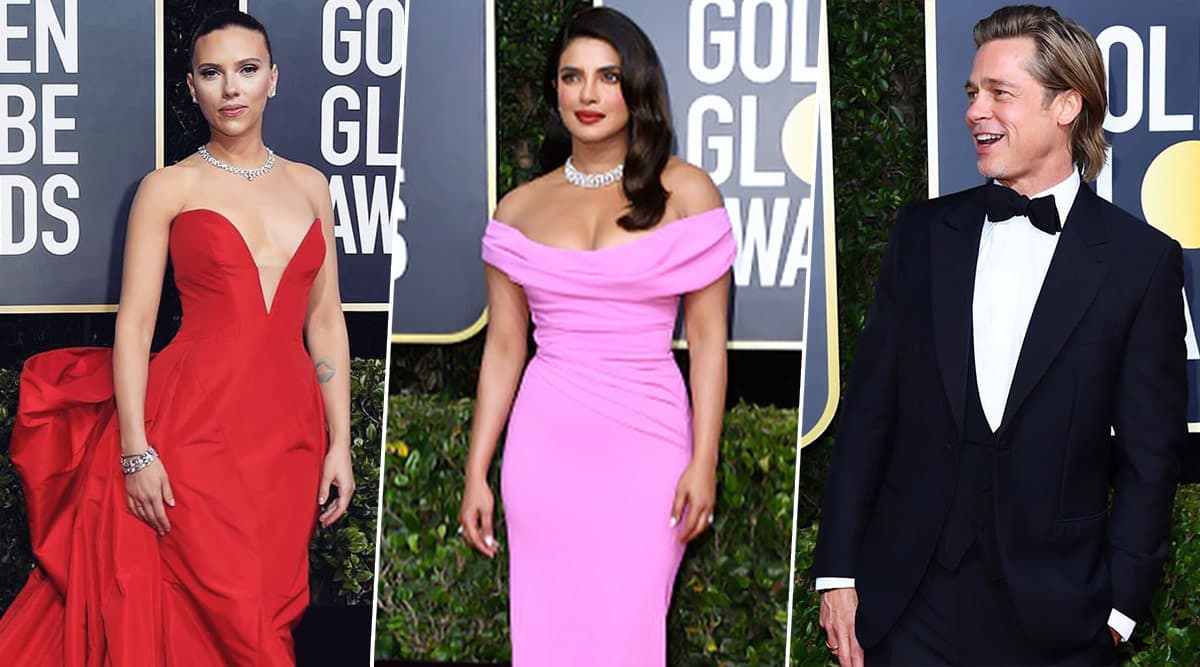  Golden  Globes  2020  Best  Dressed  Priyanka Chopra Brad 