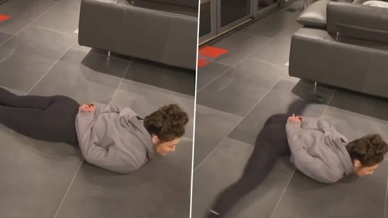 Weird Flex But NOT Okay! Gymnast's New Flex Challenge is Going Viral But its Incredibly Difficult to Pull Off (Watch Video)