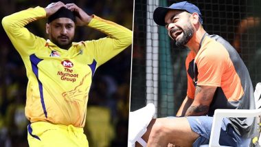 Virat Kohli Imitates Harbhajan Singh's Bowling Action Ahead of IND vs SL 2nd T20I, Indian Skipper’s Hidden Talent Will Leave You in Splits (Watch Video)
