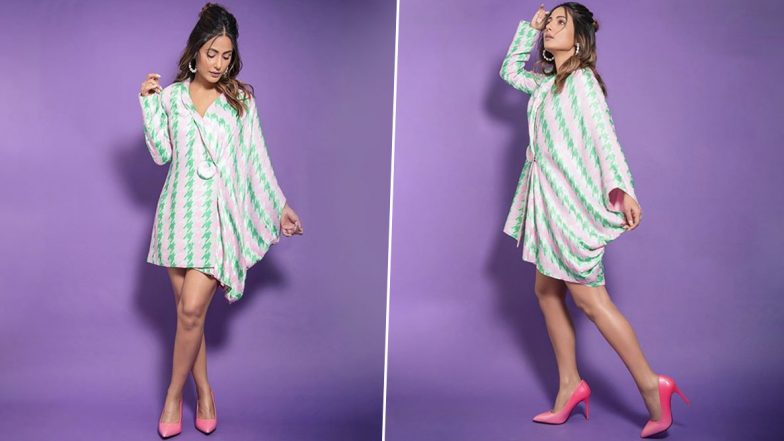 Hina Khan&rsquo;s Pricey Draped Jacket Is WOW But Sadly Can Only Be On Our Lust List!