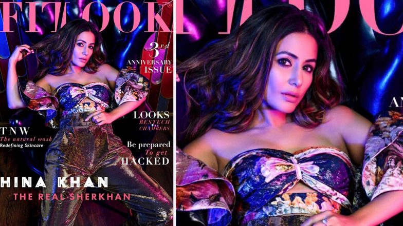 Hina Khan Stuns in an Off-Shoulder Corset as the Hacked Star Graces a Magazine Cover in This Super Hot Avatar (View Pic)