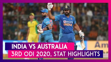 IND vs AUS Stat Highlights, 3rd ODI 2020: Virat Kohli, Rohit Sharma Help India Win Series