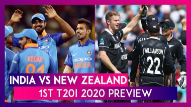 IND vs NZ, 1st T20I 2020 Preview: India, New Zealand Eye Early Lead in Five-Match Series