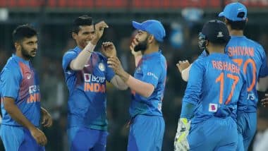 India vs Sri Lanka 2nd T20I 2020 Match Result: Jasprit Bumrah, Shikhar Dhawan Return as Hosts Beat Visitors by Seven Wickets to Take 1–0 Lead