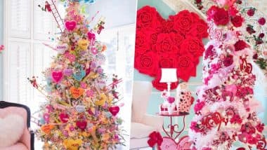 Valentines Day 2020: Netizens Upcycle Christmas Trees to Create Beautiful Valentines Trees! Instagram LIT with Breathtaking Pics