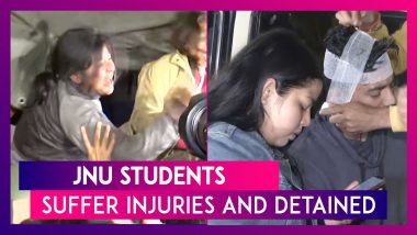 JNU Students Suffer Injuries And Detained During A Protest March Towards Rashtrapati Bhavan