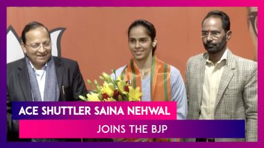 Saina Nehwal, Badminton Ace Joins Bharatiya Janata Party Along With Sister Abu Chandranshu Nehwal