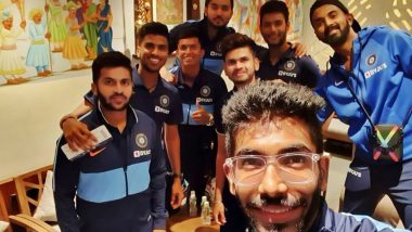 Jasprit Bumrah Shares Picture With Team Ahead of India’s Departure for New Zealand T20I Series (See Post)