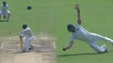 Jay Bista Pulls Off a Stunner, Grabs One-Handed Catch During Tamil Nadu vs Mumbai, Ranji Trophy 2019-20 (Watch Video)