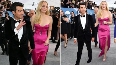 SAG Awards 2020: Sophie Turner and Joe Jonas Looked Like They Were Straight Out of a Fairytale in their Adorable Red Carpet Appearance (See Pics)