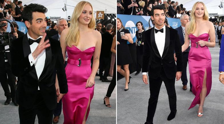 SAG Awards 2020: Joe Jonas, Sophie Turner Beam on the Carpet