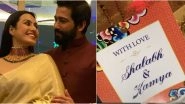 Kamya Punjabi&nbsp;Shares a Glimpse of Her Wedding Card on Instagram Ahead of Her February Wedding With Beau&nbsp;Shalabh Dang