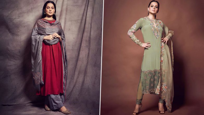 Kangana Ranaut’s Back to Back Ethnic Styles for Panga Promotions Are Poetic and Minimalist Chic!