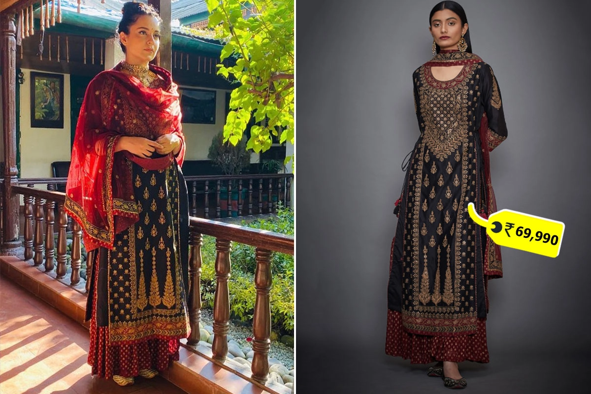 Kangana Ranaut in Ritu Kumar Enthnic Ensemble (1)