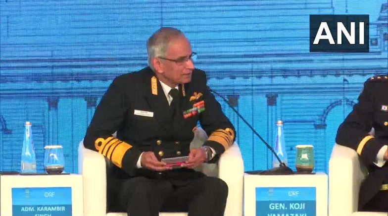 Indian Navy Chief Admiral Karambir Singh Takes Stock of Operational Preparedness in Arabian Sea