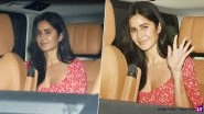 Thrifty Style: Katrina Kaif's Pretty Red Floral Dress Is Already Out Of Stock!&nbsp;