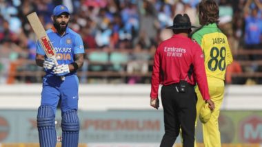 India vs Australia 2nd ODI 2020: Adam Zampa Dismisses Virat Kohli, Becomes Third Bowler to Account for Indian Captain Five or More Times