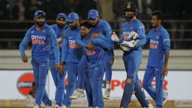 Kuldeep Yadav Becomes Fastest Indian Spinner to Get to 100 ODI Wickets During India vs Australia 2nd Cricket Match