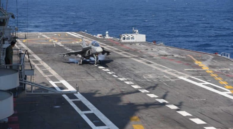 Naval Light Combat Aircraft Tejas Becomes First Indigenous Jet to Land on Aircraft Carrier