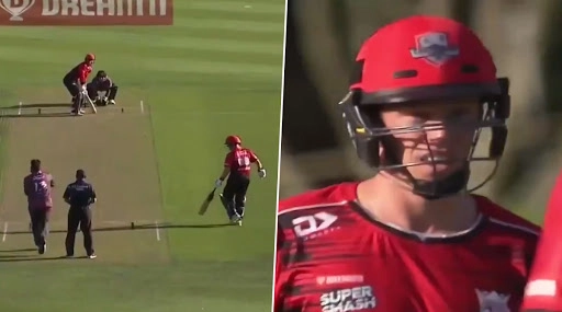 Leo Carter Smashes Anton Devcich For Six 6s in an Over During Super Smash 2019-20 Match